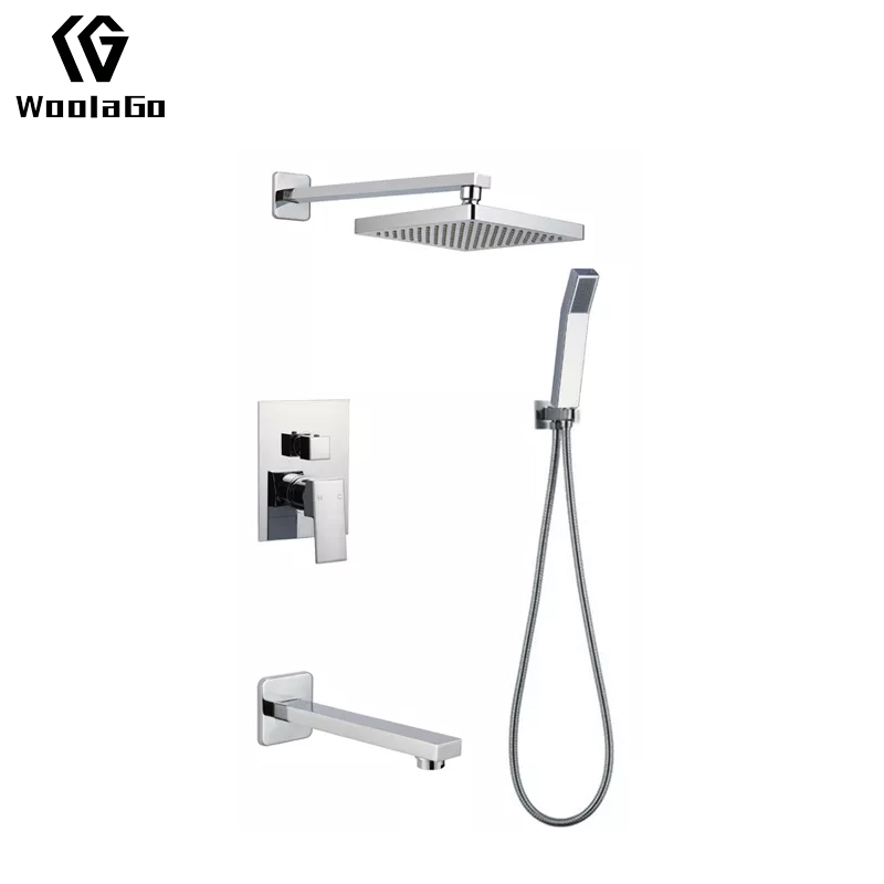 Shower Head System cUPC Wall Mounted Concealed Rain Shower Column Thermostatic Single Handle Bathtub Shower Set JS153