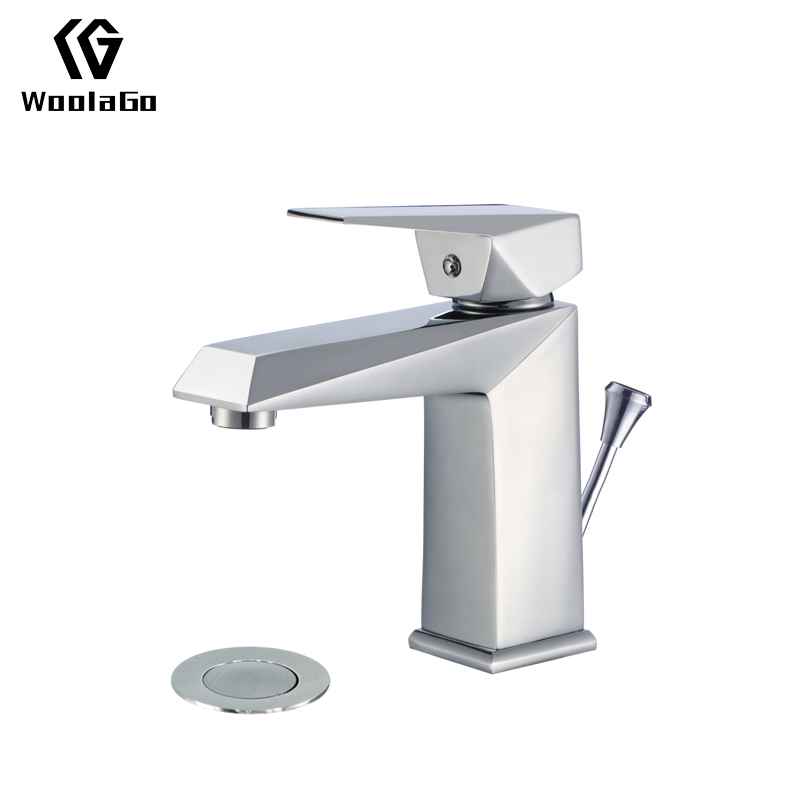 Single Hole Square Water Tap Bathroom Basin Faucet Cupc Faucet Brass Faucet J24