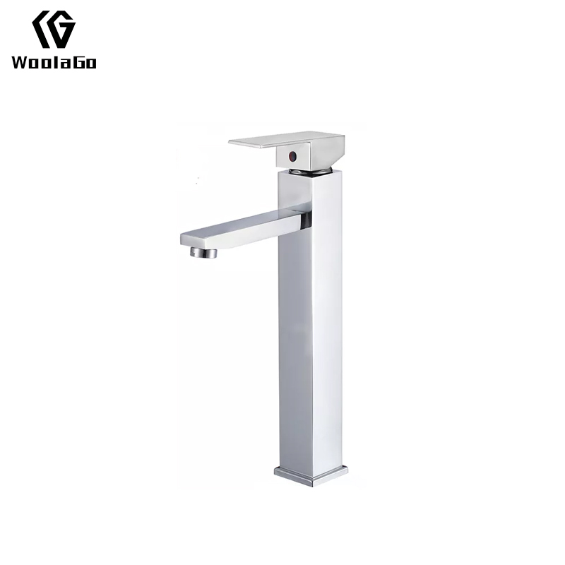 WoolaGo Manufacture Health Chrome Single Handle Deck-Mounted Basin Faucets Bathroom Mixer J85
