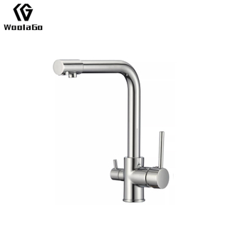 WoolaGo 3 Way Kitchen Faucet with Pure Water Flow Filter Tap 3 Way Stainless Steel Water Purifier Faucet JK285